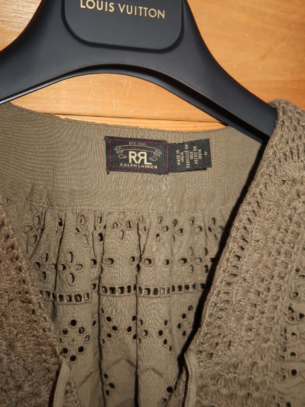 NEW RRL Ralph Lauren Eyelet Embroidered Blouse - Picture 11 of 15